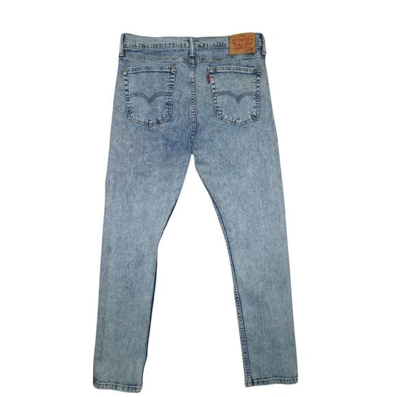 Levi’s 510 Skinny Fit Men’s Jeans – Light Wash Distressed Knees – W34 L30 - Picture 6 of 7